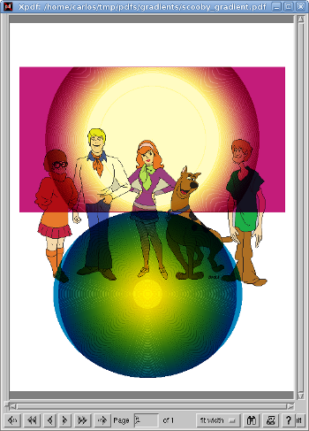 Scooby gradient rendered by xpdf