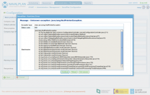 NavalPlan example error message