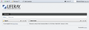 Liferay home page