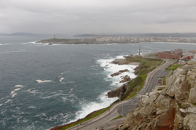 A Coruña from San Pedro (picture by Adrián Pérez)