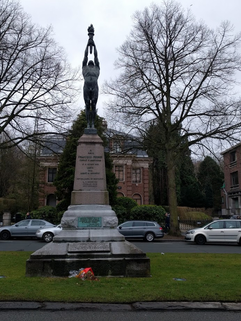 Francisco Ferrer monument at ULB Campus