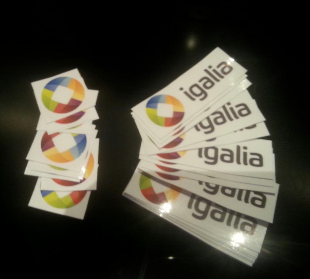 Picture of Igalia stickers