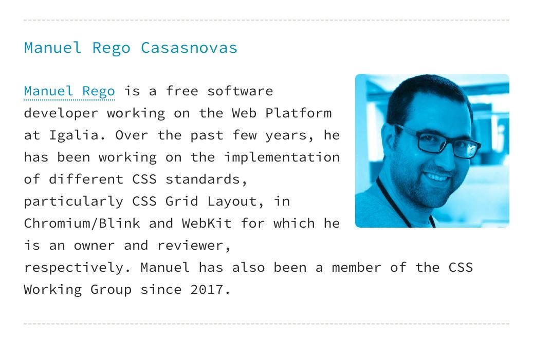 Screenshot of CSS Day website announcing my talk: https://cssday.nl/2019/#manuel