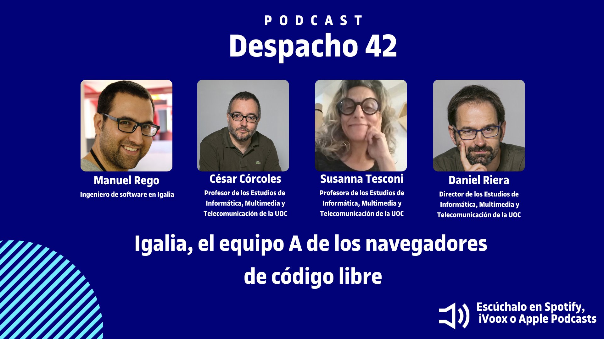 Cartel presentando el podcast