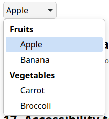 A context menu with a simpler style